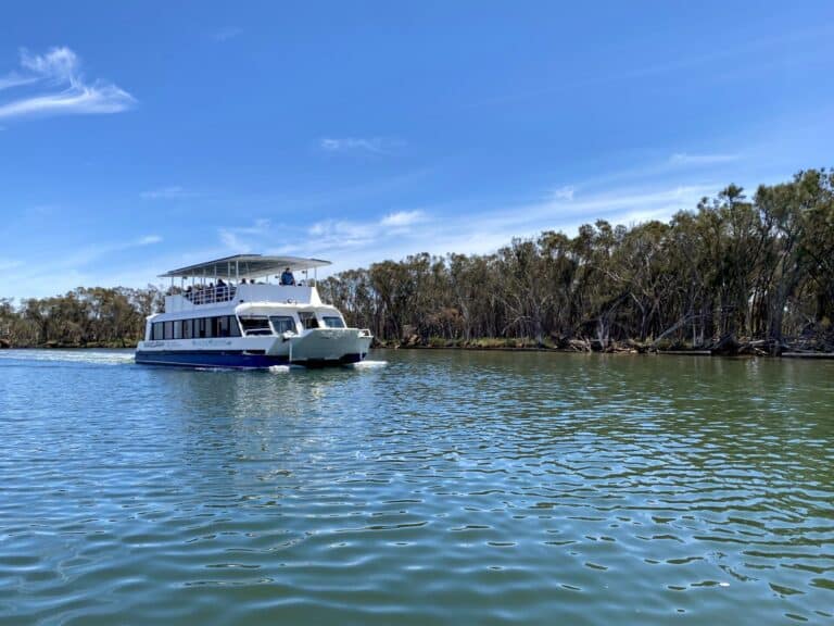 Murray River Lunch Cruise vessel on the Murray River, Mandurah