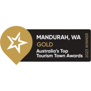 WA Tourism bronze and gold medal accreditation badge.